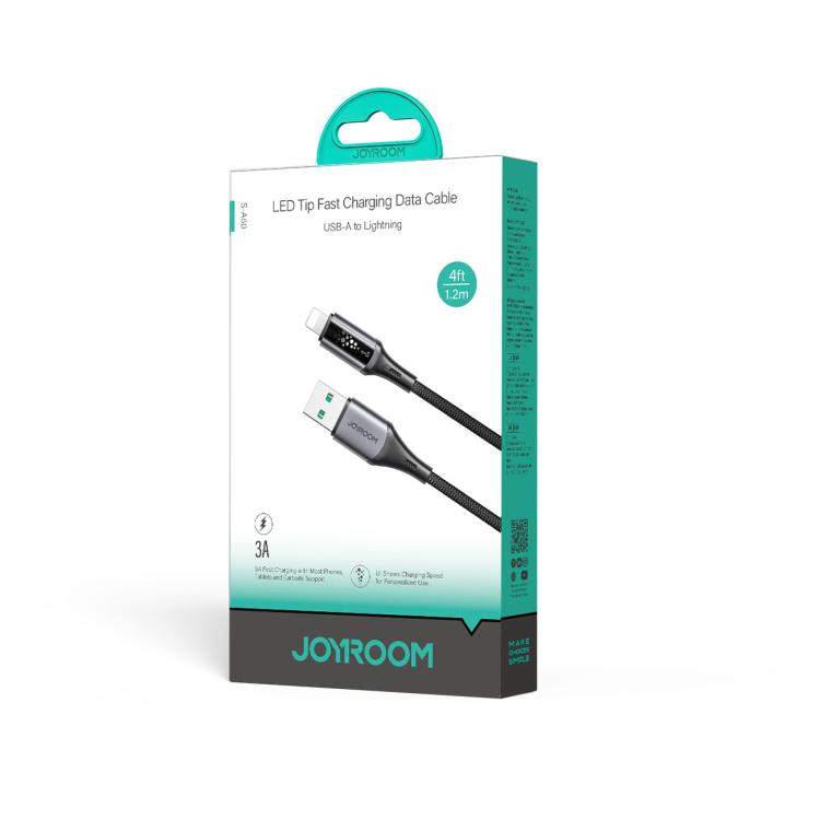 Cable de datos USB a 8 pines JOYROOM S-A60 StarTalk Series 3A, longitud: 1,2 m, USB to 8 Pin