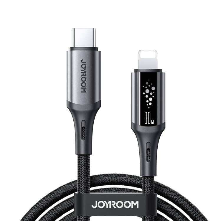 Cable de datos de carga rápida JOYROOM S-A60 StarTalk Series de 30 W, USB-C a 8 pines, longitud: 1,2 m, Type-C to 8 Pin