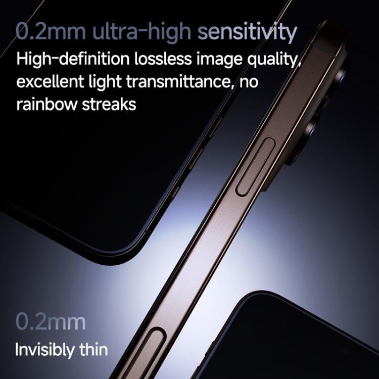 2 unidades/paquete de láminas de vidrio templado HD REMAX termocurables 3D con adhesivo completo, For iPhone 16 Pro Max, For iPhone 16 Pro