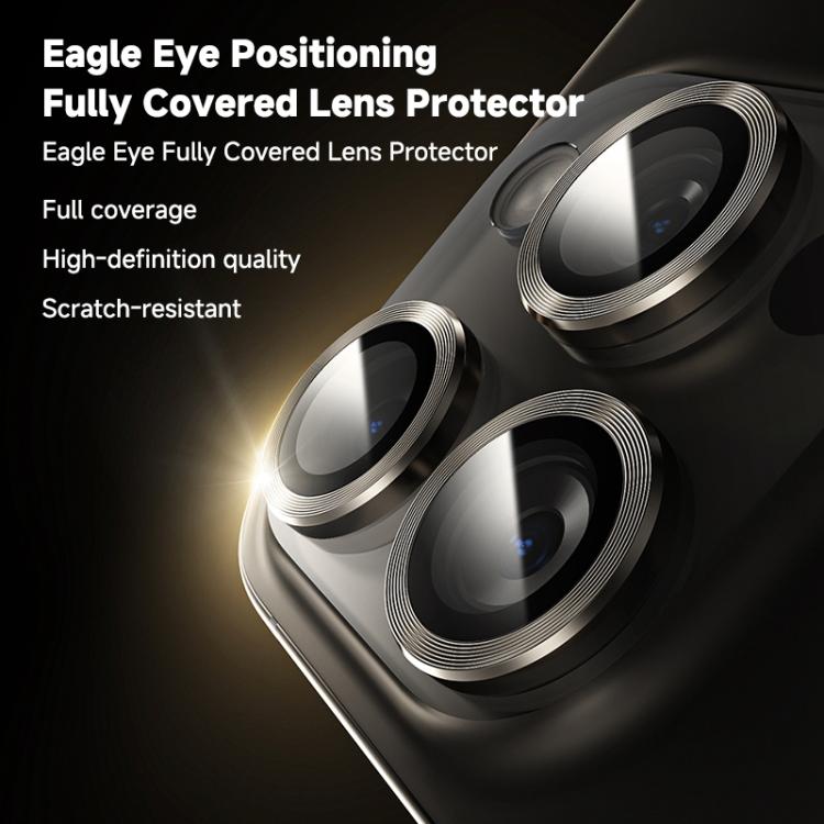 Protector de lente de cámara de cobertura total REMAX Hawkeye, For iPhone 15 / 15 Plus