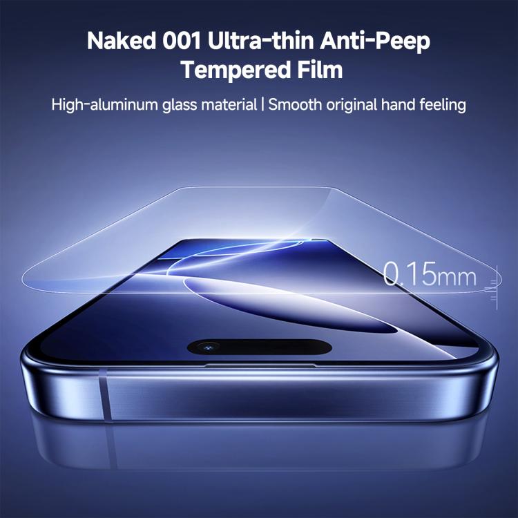 Lámina de vidrio templado HD REMAX de 0,15 mm, For iPhone 16 Pro Max, For iPhone 16 Pro, For iPhone 16 Plus / 15 Plus, For iPhone 16 / 15, For iPhone 15 Pro Max, For iPhone 15 Pro
