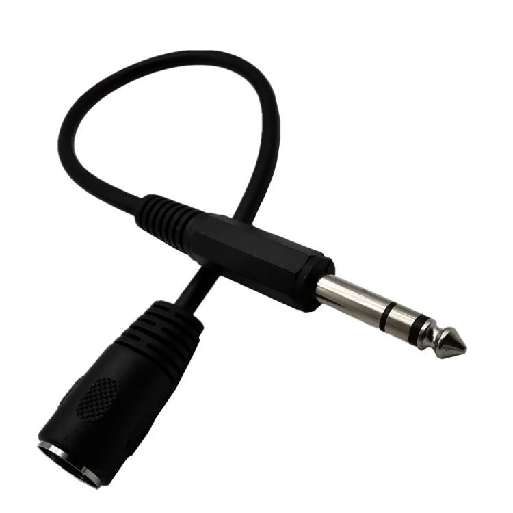 Cable adaptador de audio de 6,35 mm a MIDI de 5 pines, longitud: 0,3 m