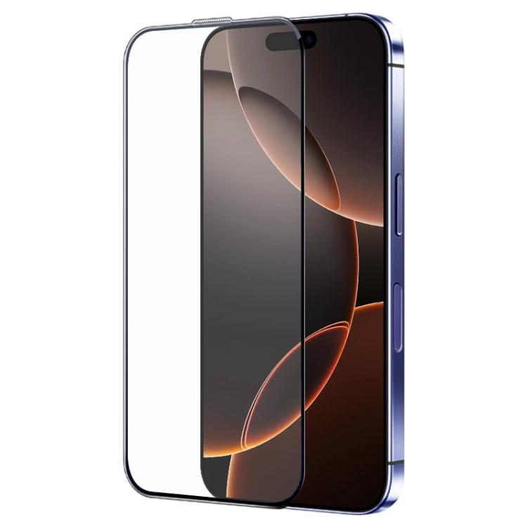 Película de vidrio templado HD con borde arqueado grande REMAX Future Series WL-07, For iPhone 16 Pro Max, For iPhone 16 Pro, For iPhone 16 Plus, For iPhone 16