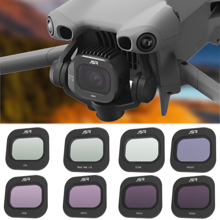 Filtro para lente de cámara de dron DJI Mini 5 Pro JSR KB Series, MCUV, CPL, ND8, ND16, ND32, ND64, ND128, ND256, STAR, NIGHT, Black Mist 1/4, 3 in 1 UV ND8/16, 3 in 1 ND8/32/128, 4 in 1 CPL ND8-32, 4 in 1 ND8-64, 6 in 1 ND8-64 UV CPL, 8 in 1 Mixed Fil...