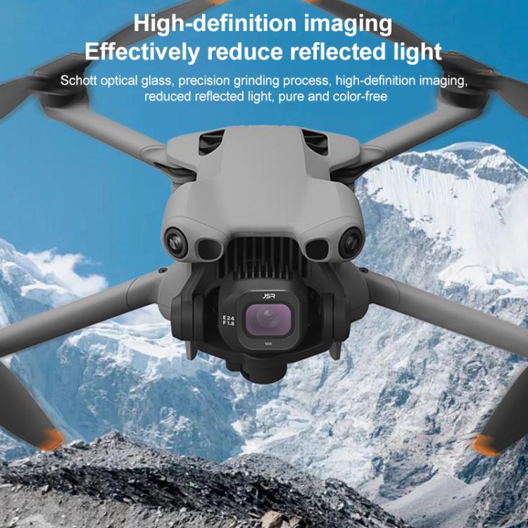 Filtro para lente de cámara de dron DJI Mini 5 Pro JSR KB Series, MCUV, CPL, ND8, ND16, ND32, ND64, ND128, ND256, STAR, NIGHT, Black Mist 1/4, 3 in 1 UV ND8/16, 3 in 1 ND8/32/128, 4 in 1 CPL ND8-32, 4 in 1 ND8-64, 6 in 1 ND8-64 UV CPL, 8 in 1 Mixed Fil...