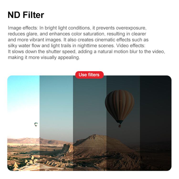 Filtro para lente de cámara de dron DJI Mini 5 Pro JSR KB Series, MCUV, CPL, ND8, ND16, ND32, ND64, ND128, ND256, STAR, NIGHT, Black Mist 1/4, 3 in 1 UV ND8/16, 3 in 1 ND8/32/128, 4 in 1 CPL ND8-32, 4 in 1 ND8-64, 6 in 1 ND8-64 UV CPL, 8 in 1 Mixed Fil...
