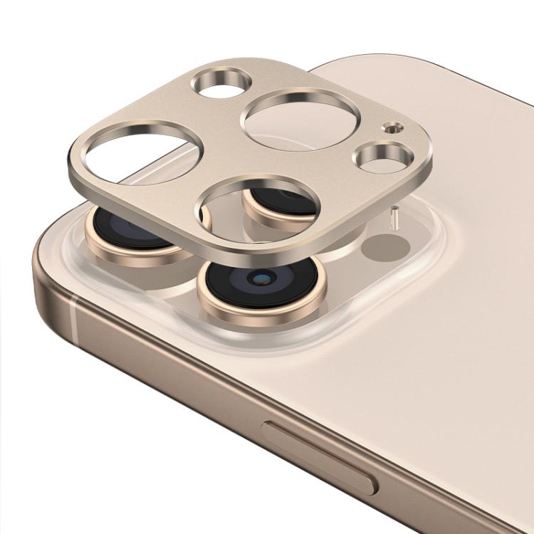 Protector de lente de cámara hueco de aleación de titanio XDcase, For iPhone 16 Pro / 16 Pro Max