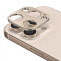 Protector de lente de cámara hueco de aleación de titanio XDcase, For iPhone 16 Pro / 16 Pro Max