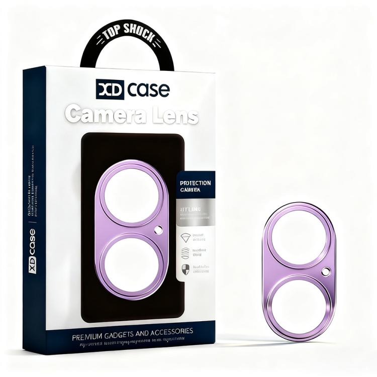 Protector de lente de cámara hueco de aleación de titanio XDcase, For iPhone 17