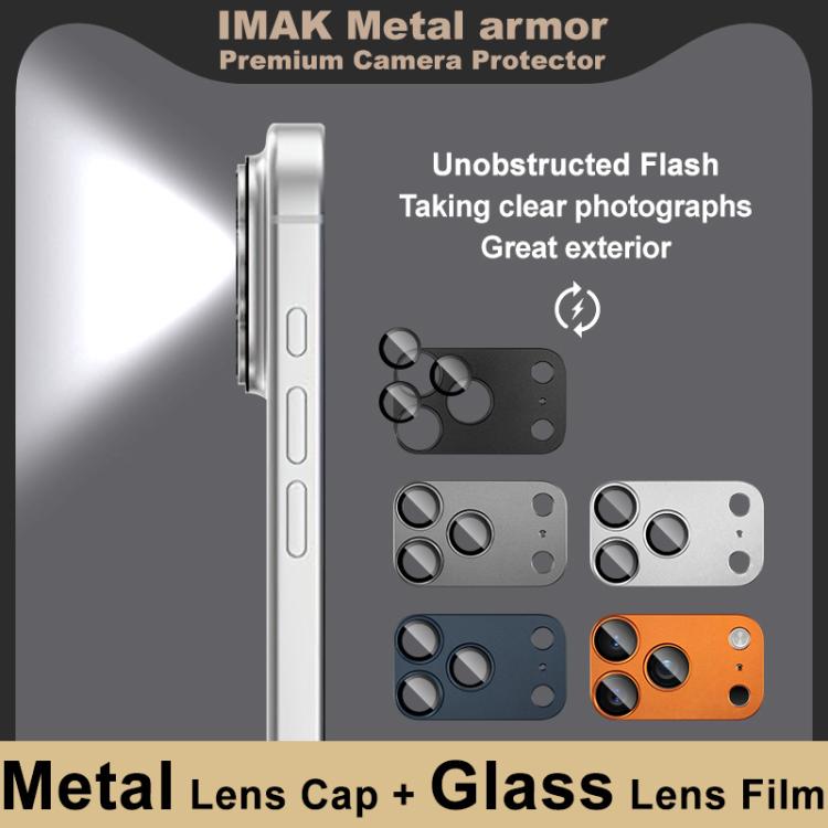 Película protectora para cámara IMAK Metal Armor Premium, For iPhone 17 Pro Max, For iPhone 17 Pro