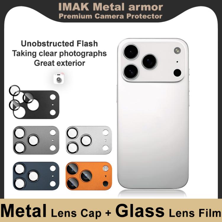 Película protectora para cámara IMAK Metal Armor Premium, For iPhone 17 Pro Max, For iPhone 17 Pro