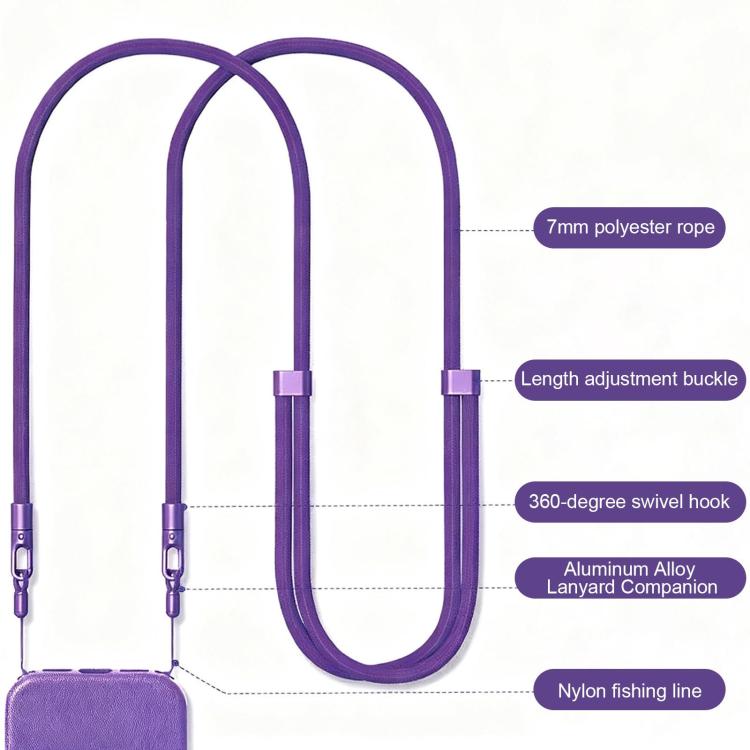 Cordón ajustable cruzado para teléfono móvil con doble hebilla de XDcase