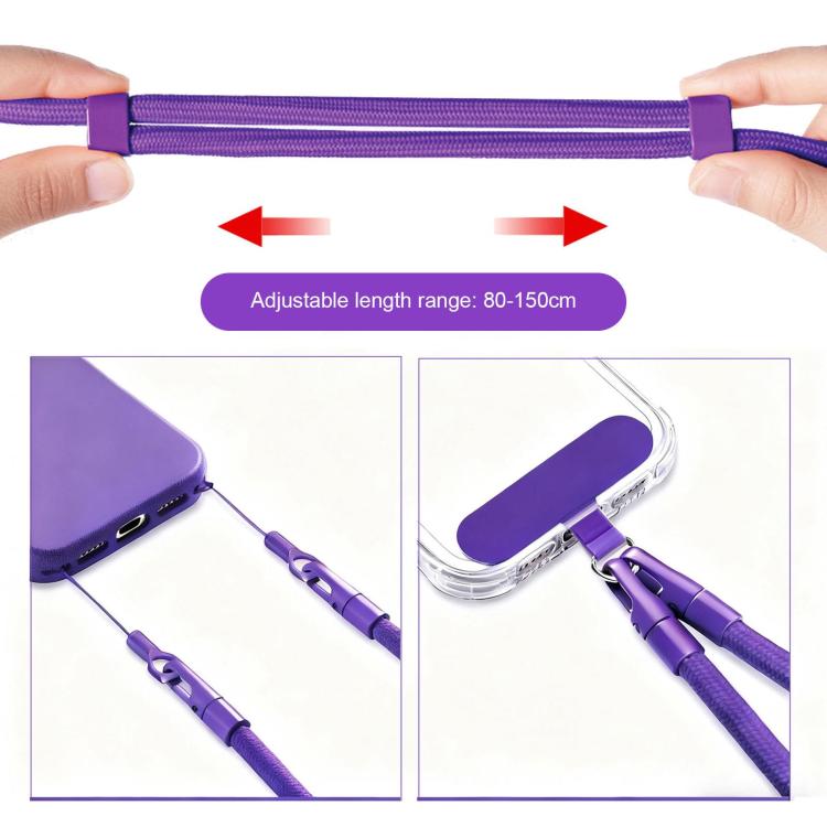 Cordón ajustable cruzado para teléfono móvil con doble hebilla de XDcase