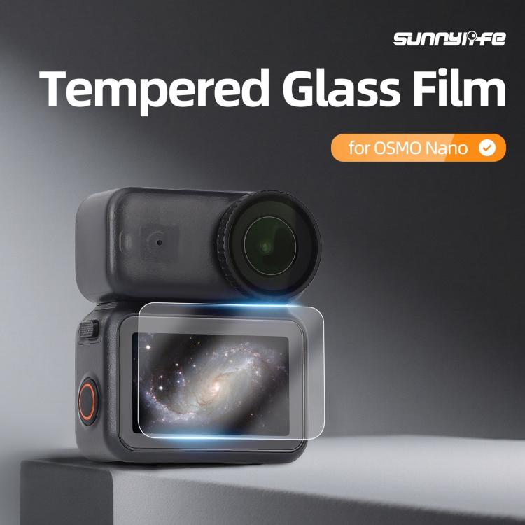 Protector de pantalla de vidrio templado Sunnylife para DJI Osmo Nano, 1pcs, 2pcs