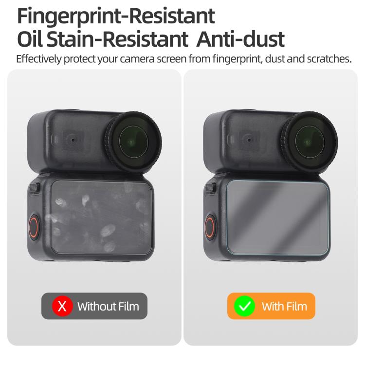 Protector de pantalla de vidrio templado Sunnylife para DJI Osmo Nano, 1pcs, 2pcs
