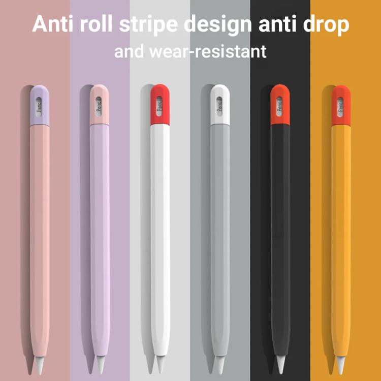Funda protectora de silicona con contraste para lápiz óptico de XDcase, For Apple Pencil Pro / 2, For Apple Pencil Pro / 2 / 1, For Apple Pencil USB-C / 3