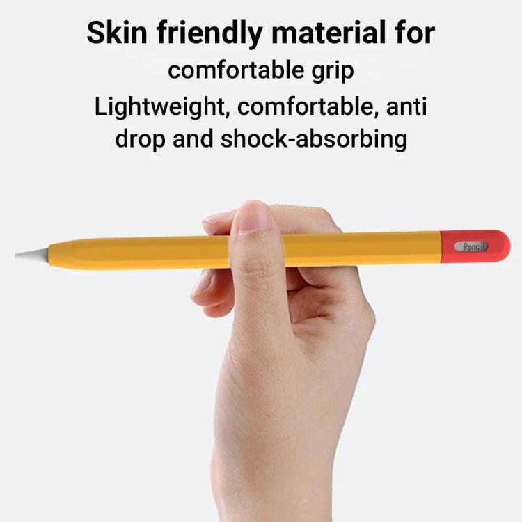 Funda protectora de silicona con contraste para lápiz óptico de XDcase, For Apple Pencil Pro / 2, For Apple Pencil Pro / 2 / 1, For Apple Pencil USB-C / 3