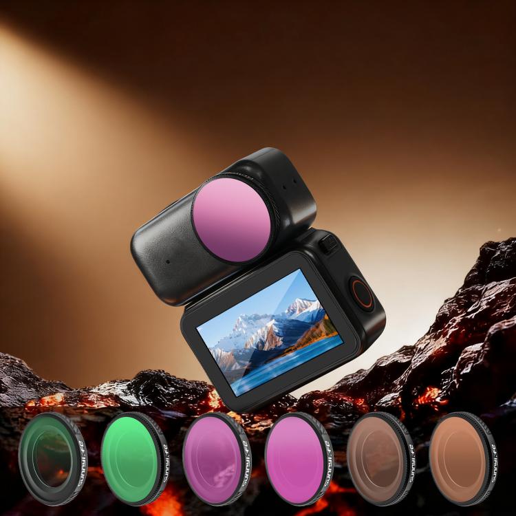 Para filtro de lente de cámara DJI Osmo Nano Sunnylife, Black Mist 1/4, CPL, MCUV, ND8, ND16, ND32, ND64, ND8PL, ND16PL, ND32PL, ND64PL, 3 in 1 Light Shadow, 3 in 1 Mixed Filter, 4 in 1 Mixed Filter, 4 in 1 ND, 4 in 1 NDPL, 6 in 1 Mixed Filter