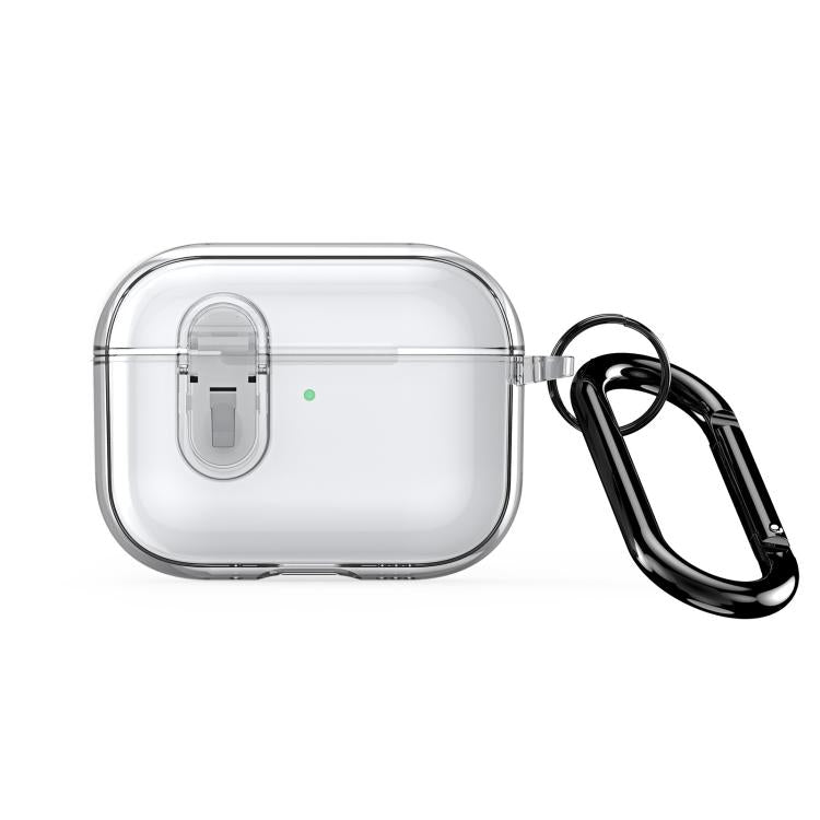 Estuche transparente dividido para auriculares DUX DUCIS serie PECL con gancho, For AirPods Pro 3