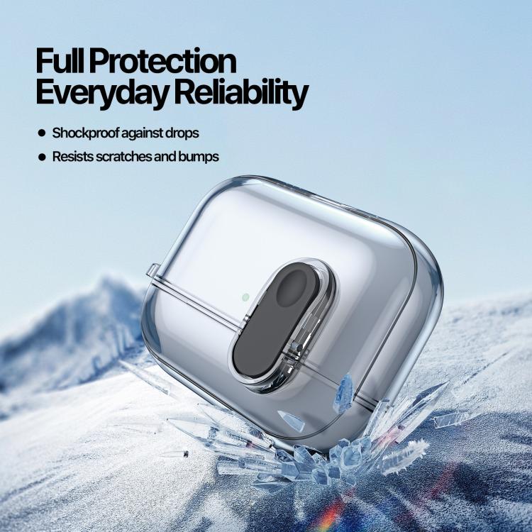 Estuche transparente dividido para auriculares DUX DUCIS serie PECL con gancho, For AirPods Pro 3