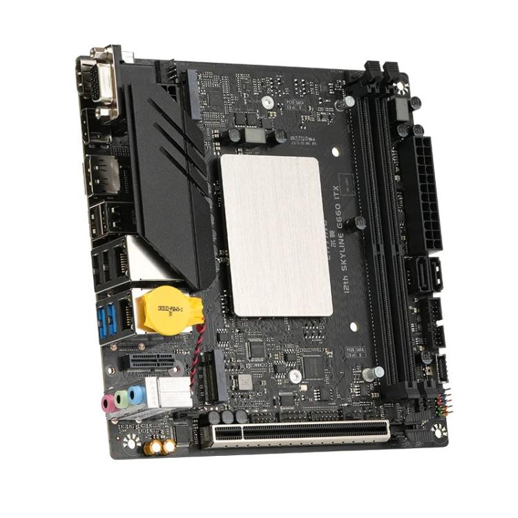 Placa base para ordenador de sobremesa ERYING ITX con procesador i5-12500H, i5-12500H