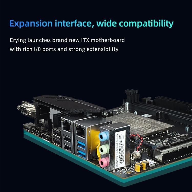 Placa base para ordenador de sobremesa ERYING ITX con procesador i5-12500H, i5-12500H