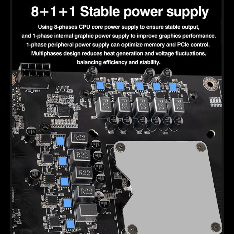 Placa base NAS ERYING HX770 con chipset i5-14500HX integrado., i5-14500HX