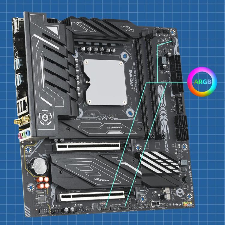 Placa base para ordenador de sobremesa ERYING ATX i9-14900HX con CPU integrada, i9-14900HX