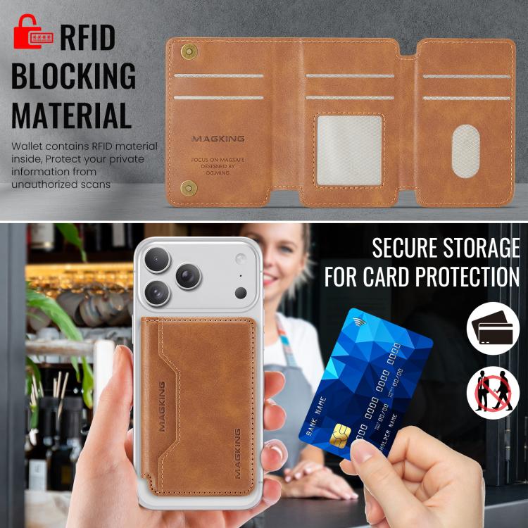 Bolsa para tarjetas RFID MagSafe MagKING K3 Pro Series