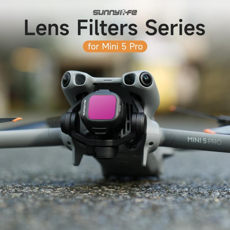 Para filtro de lente de cámara DJI Mini 5 Pro Sunnylife, CPL, MCUV, ND8, ND16, ND32, ND64, ND8PL, ND16PL, ND32PL, ND64PL, 3 in 1 Mixed Filter, 4 in 1 Mixed Filter, 4 in 1 ND, 4 in 1 NDPL, 6 in 1 Mixed Filter
