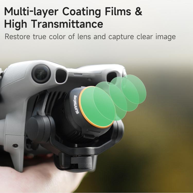 Para filtro de lente de cámara DJI Mini 5 Pro Sunnylife, CPL, MCUV, ND8, ND16, ND32, ND64, ND8PL, ND16PL, ND32PL, ND64PL, 3 in 1 Mixed Filter, 4 in 1 Mixed Filter, 4 in 1 ND, 4 in 1 NDPL, 6 in 1 Mixed Filter