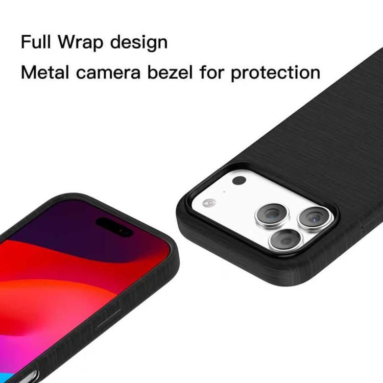 Funda para teléfono MagSafe de piel con textura satinada de la serie Mutural Rhyme, For iPhone 17 Pro Max, For iPhone 17 Pro
