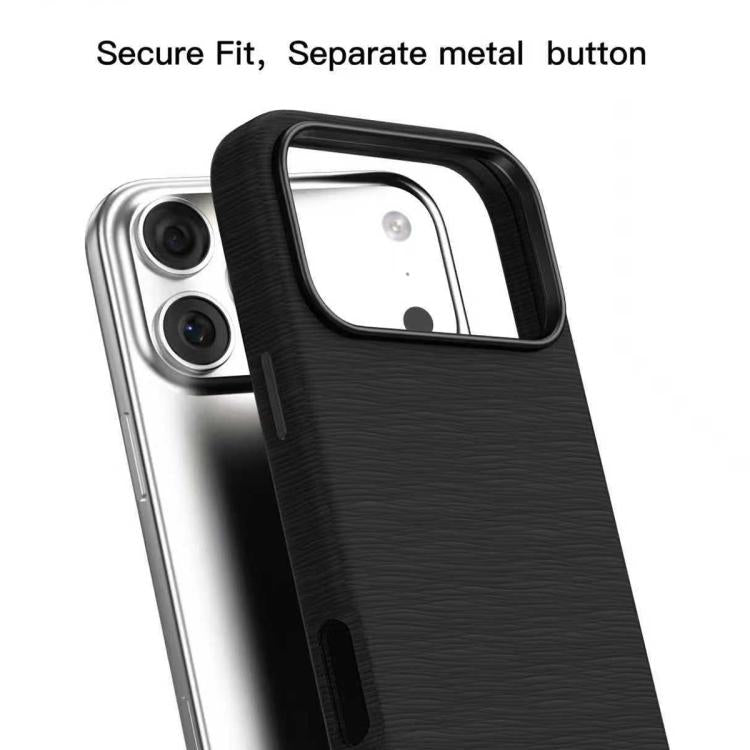 Funda para teléfono MagSafe de piel con textura satinada de la serie Mutural Rhyme, For iPhone 17 Pro Max, For iPhone 17 Pro