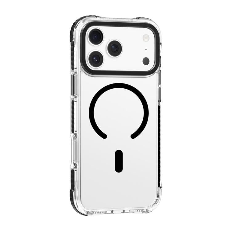 Funda magnética para teléfono Mutural Transparent Color Series PC+TPU MagSafe, For iPhone 17 Pro Max, For iPhone 17 Pro