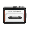 Reproductor de casetes portátil con doble altavoz y convertidor de casete a MP3 (modelo 302)