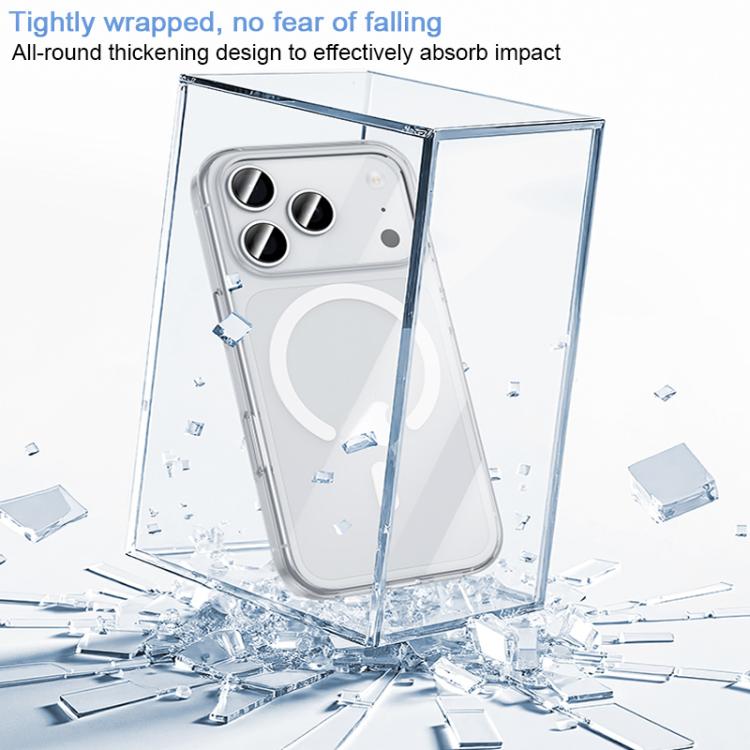 Funda magnética para teléfono Benks Ice Crystal Clear MagSafe, For iPhone 17 Pro Max, For iPhone 17 Pro