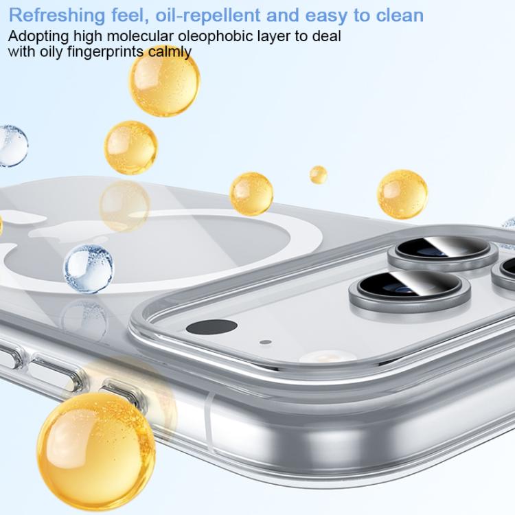 Funda magnética para teléfono Benks Ice Crystal Clear MagSafe, For iPhone 17 Pro Max, For iPhone 17 Pro