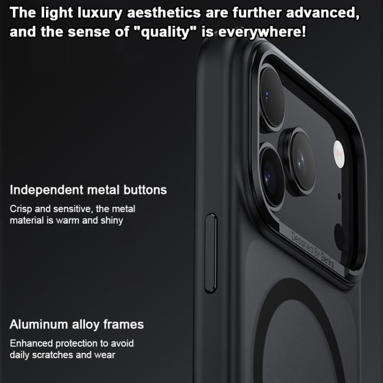 Funda magnética a prueba de golpes Benks Skin Feel Series MagSafe para teléfono, For iPhone 17 Pro Max, For iPhone 17 Pro
