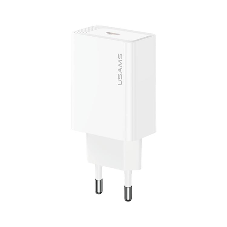 Cargador rápido de un solo puerto USB-C/Tipo-C USAMS CC325 T69 PD de 20 W, CC325