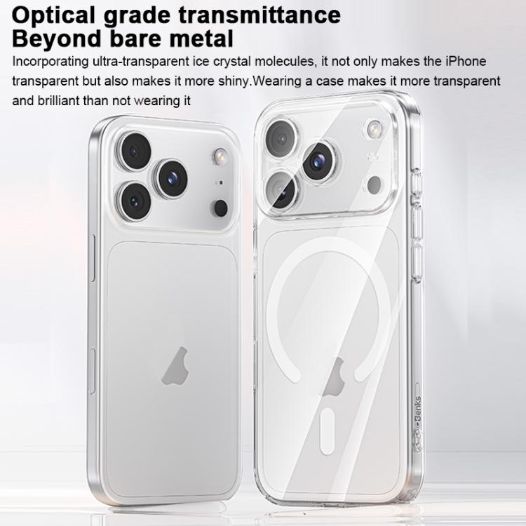 Funda magnética ultradelgada Benks Zero Sense MagSafe para teléfono, For iPhone 17 Pro Max, For iPhone 17 Pro, For iPhone 17, For iPhone Air
