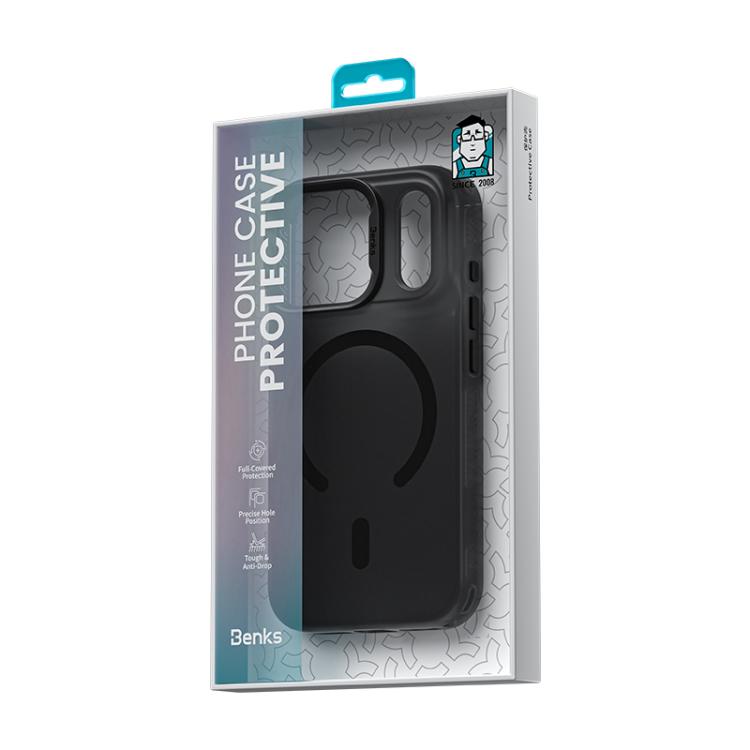 Funda magnética antigolpes Benks Frosted MagSafe para teléfono, For iPhone 17 Pro Max, For iPhone 17 Pro, For iPhone 17, For iPhone Air