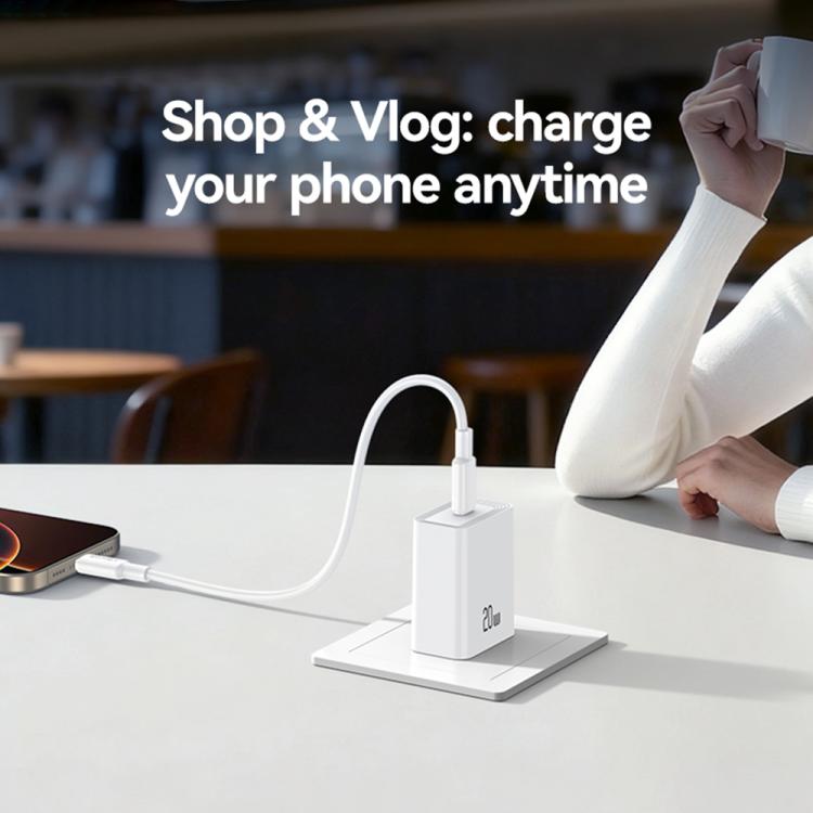 Cargador rápido de un solo puerto USB-C/Tipo-C USAMS CC329 T69 PD de 30 W, CC329