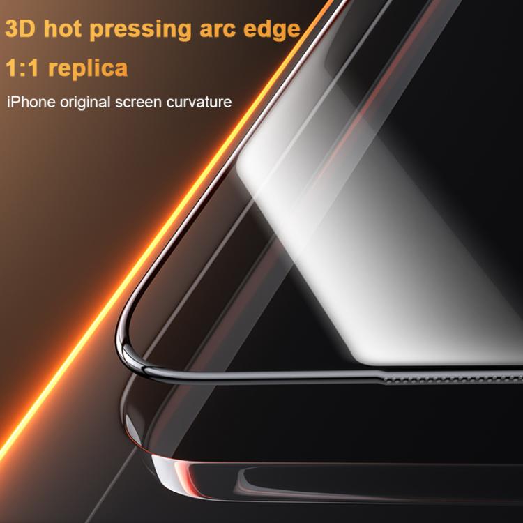Benks King Kong Corning Hot-bend Full-glue DLC Tempered Film Versión de instalación rápida, For iPhone 17 Pro Max, For iPhone 17 Pro