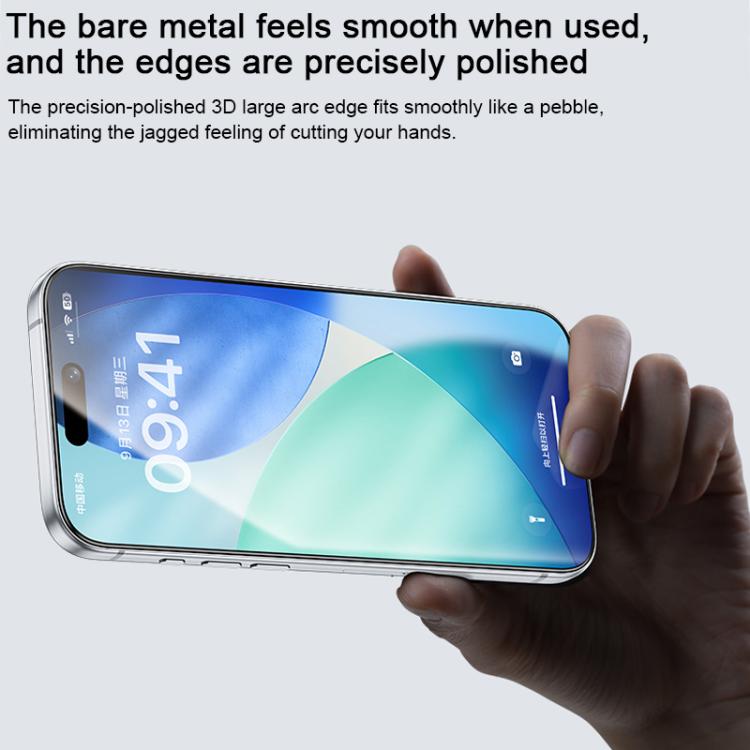Protector de pantalla templado HD Benks Zero Curve Edge, For iPhone 17 Pro Max, For iPhone 17, For iPhone Air