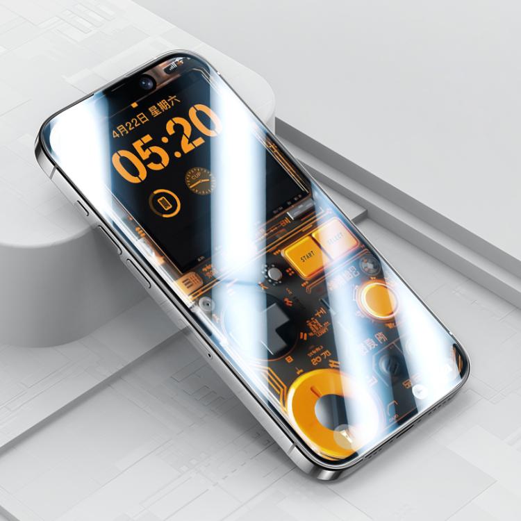 Protector de pantalla templado esmerilado Benks Zero Curve Edge Gaming, For iPhone 17 Pro Max, For iPhone 17