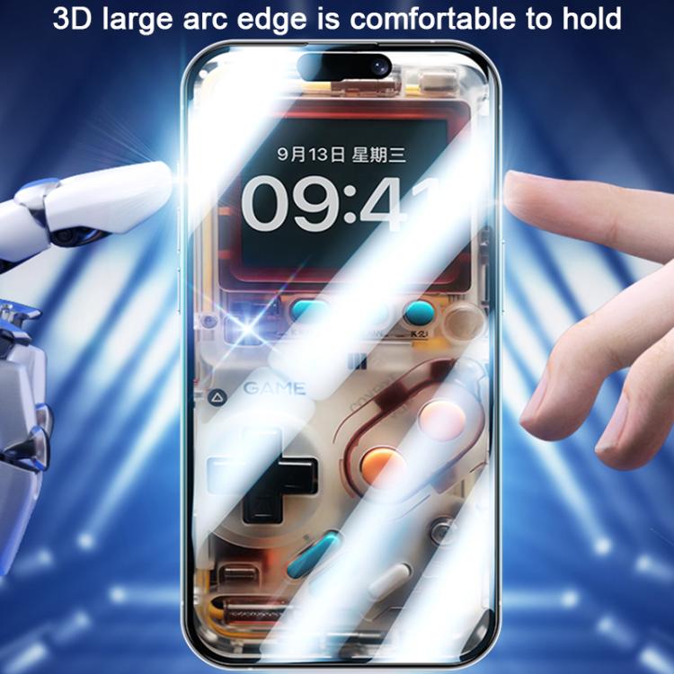 Protector de pantalla templado esmerilado Benks Zero Curve Edge Gaming, For iPhone 17 Pro Max, For iPhone 17