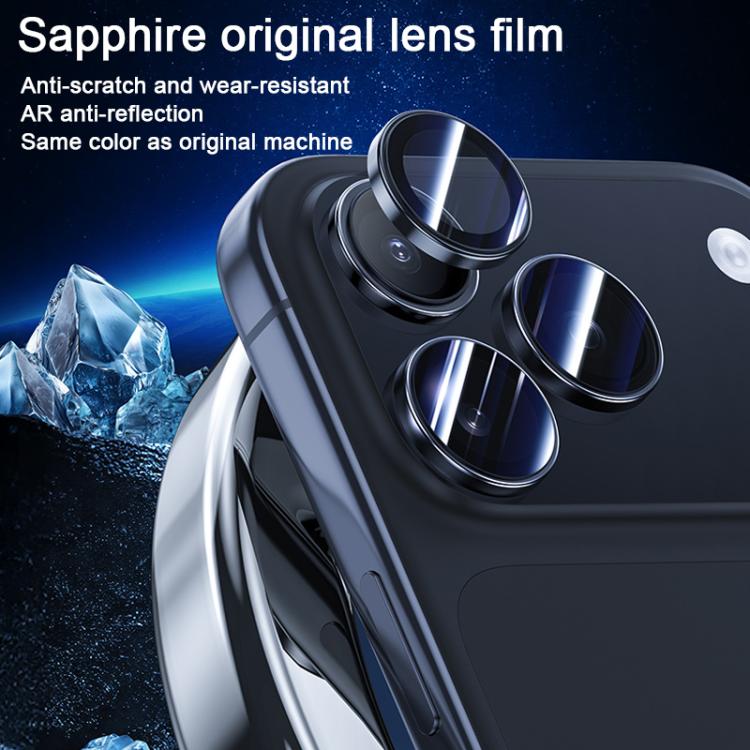 Película antirreflectante Benks Sapphire AR para lentes de teléfono, For iPhone 17 Pro Max / 17 Pro