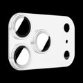 Protector de pantalla de lente de teléfono metálico integrado Benks King Kong Corning, For iPhone 17 Pro Max, For iPhone 17 Pro