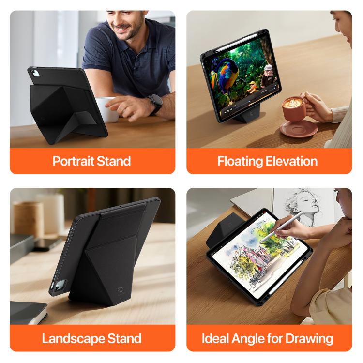 Funda para tableta DUX DUCIS Vers Series PU + TPU, For iPad Air 13 2025 / 2024 / 2026, For iPad Air 11 2024 / 2025 / 2026, For iPad Pro 13 2024 / 2025, For iPad Pro 11 2025 / 2024, For iPad 2022 / 2025, For iPad 10.2 2019 / 2020 / 2021