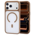 Estuche para teléfono MagSafe esmerilado con sensación de piel de la serie Jazz de GEBEI, For iPhone 17 Pro Max, For iPhone 17 Pro, For iPhone 17, For iPhone Air